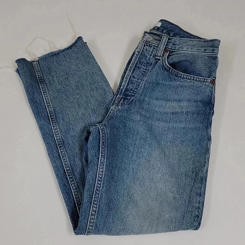 RE/DONE Straight Leg Jeans